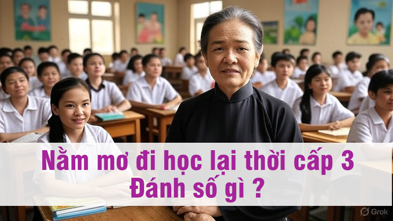  Nằm Mơ Thấy Đi Học Lại Cấp 3 Đánh Số Gì? Tìm Hiểu Ý Nghĩa và Con Số May Mắn
